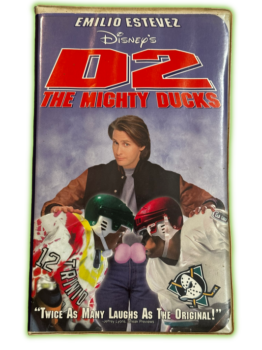 D2 The Mighty Ducks VHS